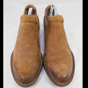 BORN BOOTIE BROWN SUEDE WOMEN SIZE 7 M EUC